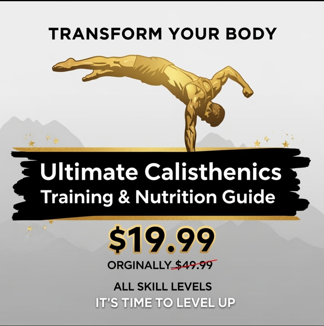 Push Up Variations Guide + Ultimate Calisthenics and Nutrition Guide